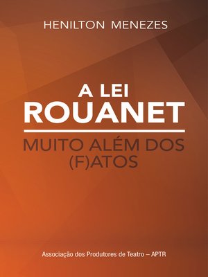 cover image of A Lei Rouanet muito além dos (f)atos